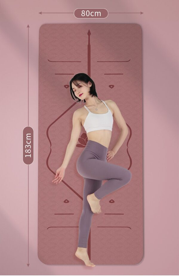 TPE Yoga Mat Widen Thicken Anti Slip